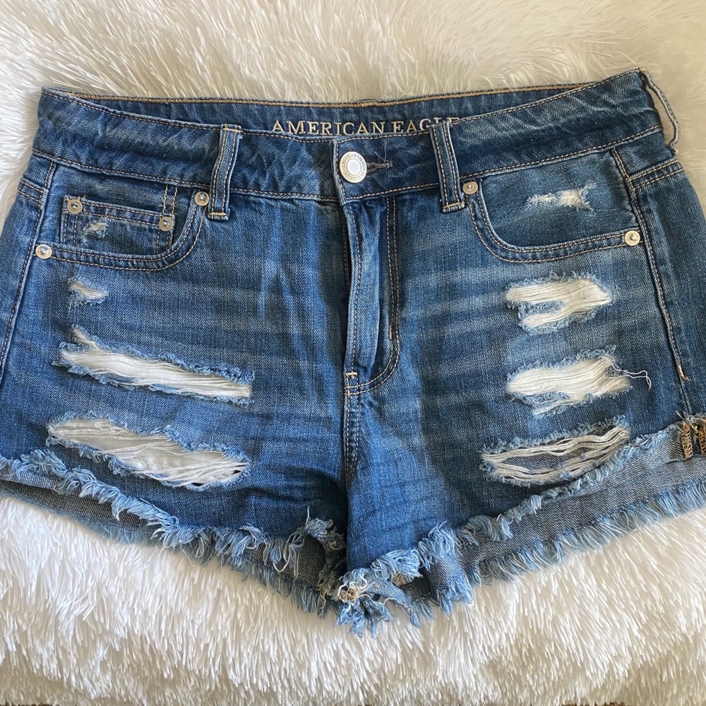 American eagle jean shorts